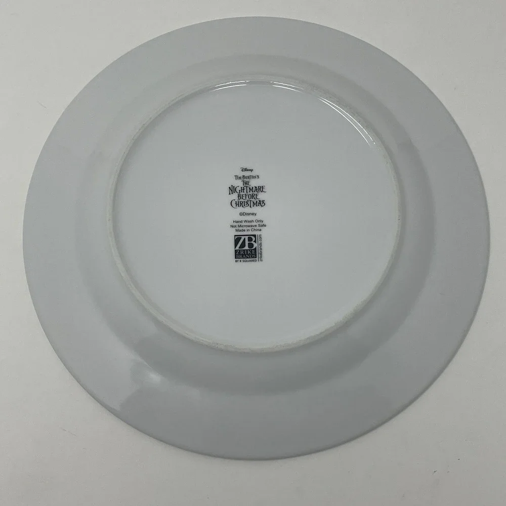 Nightmare Before Christmas‎ Jack & Sally Zrike 10.5″ Decorative Dinner Plate